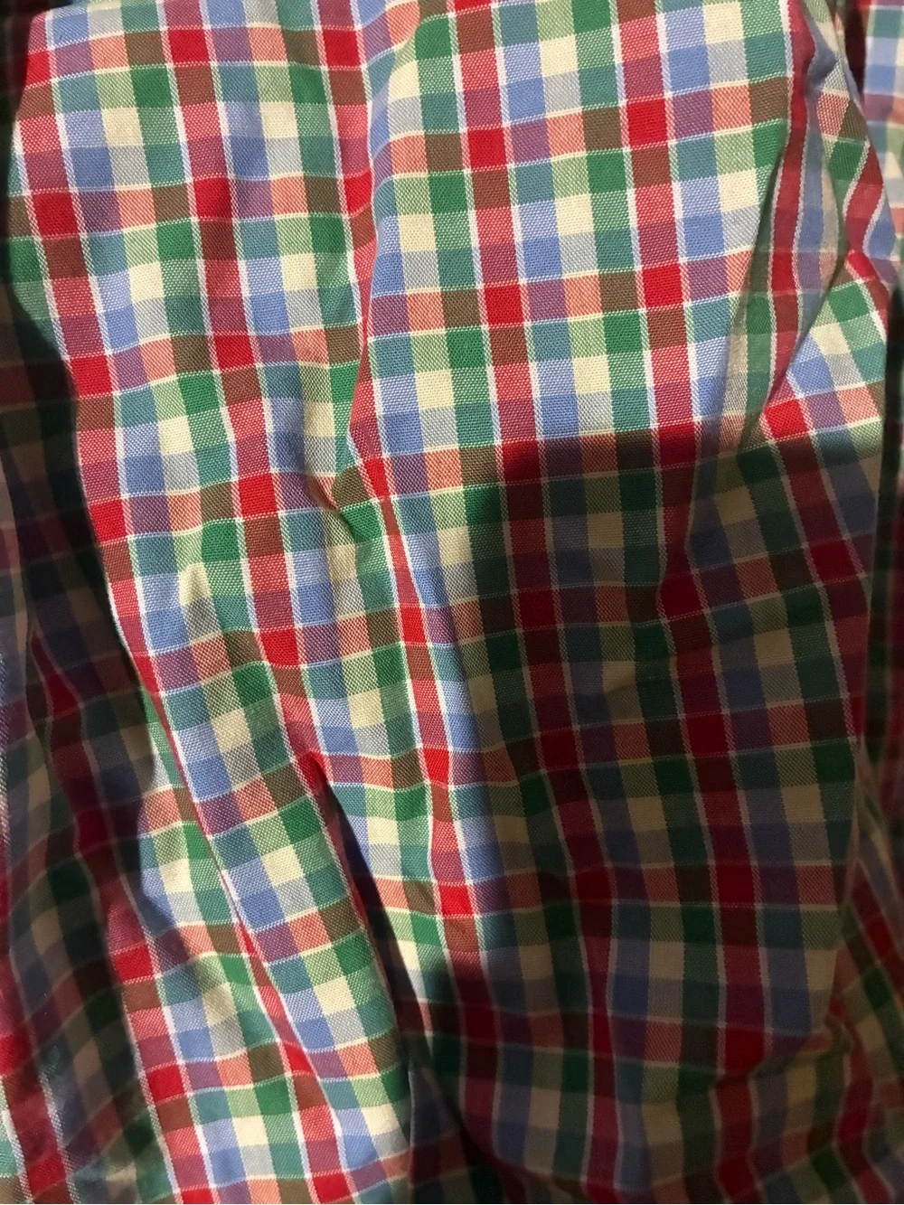 The Beaufort Bonnet Company Plaid Green Red Blue Girls Dress with Bloomers size6